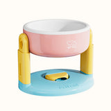 Adjustable Suction Cup Pet Bowl — Raised Feeder for Dogs & Cats