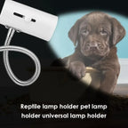 360° Rotating E27 Lamp Holder — Clip-On Reptile Heat & UV Fixture
