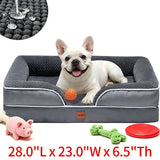 Waterproof Pet Bed with Removable Cover (Machine Washable)