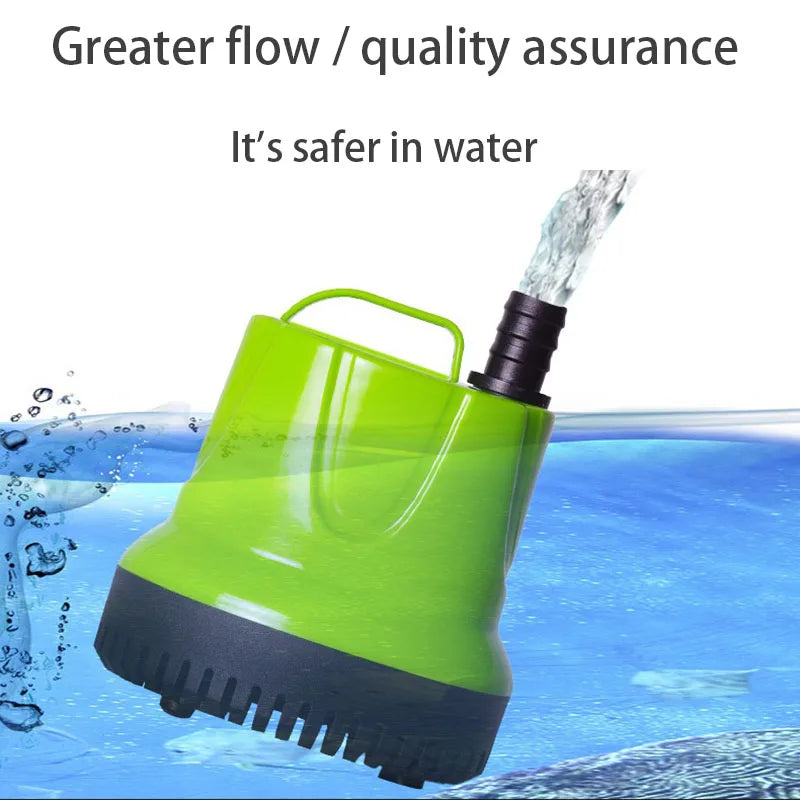 Submersible Water Pump for Aquarium, Pond & Fountain (Multi-Flow)