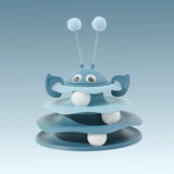 Little Bee Tumbler Toy — Self-Righting Spinning Cat Teaser