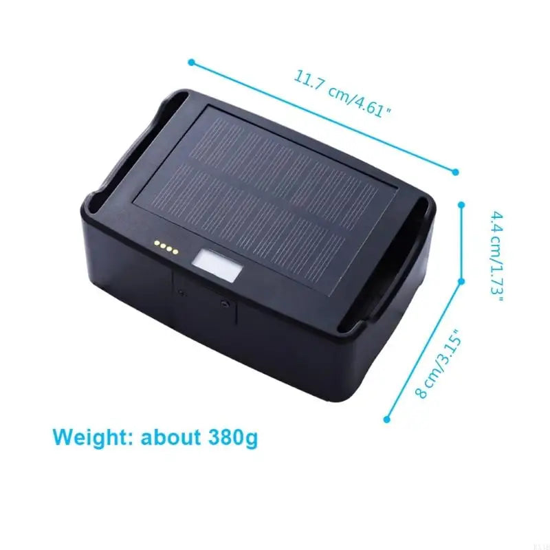 KX4B Solar 4G GPS Anti-Loss Tracker for Farm Animals & Pets - 15,000mAh Easy App Locator