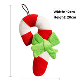 Christmas Santa Plush Squeaky Dog Toy (Chew Rope Toy)