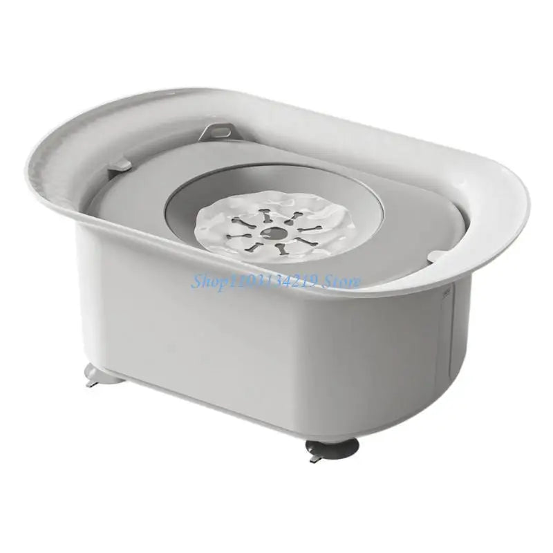 Spill-Resistant Dog Bowl 2200ml (N5KC, Slip-Proof Base, No-Mess Feeding)