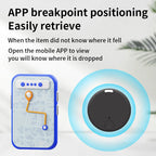 TNCE Round Bluetooth Smart Finder - Mini GPS Anti-Loss Tracker for Pets, Kids, Bags & Wallets
