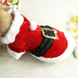 Santa Costume Hooded Coat for Small Dogs (Winter Jacket)