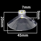 Aquarium Air Tube Suction Cup Holder Clips 10-Pack
