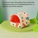 Velvet Winter Nest — Warm Foldable Bed for Hamsters & Sugar Gliders