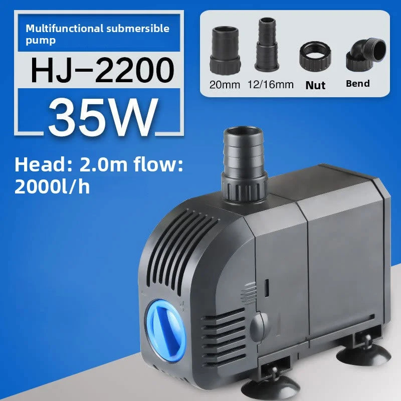 HJ Series Submersible Fountain Pump (500–3000L/H, Adjustable Flow)
