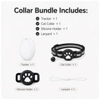No Monthly Fee Find My GPS Cat & Dog Collar Tracker - Waterproof