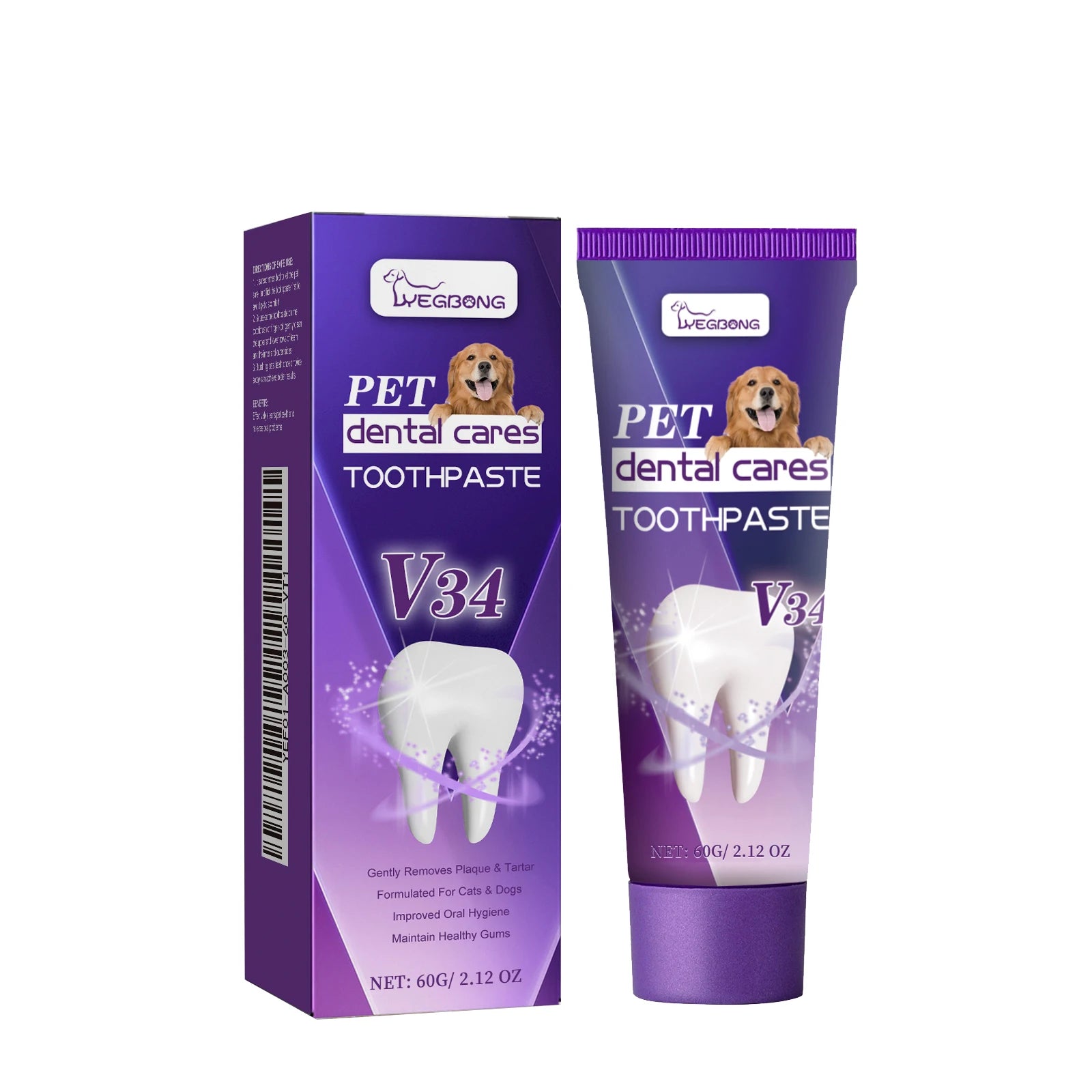 Hypoallergenic Pet Toothpaste — Fresh Breath & Gentle Plaque Control
