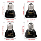 Ceramic Infrared Heat Emitter — 20,000-Hour No-Light Bulb, E27, 25W-100W