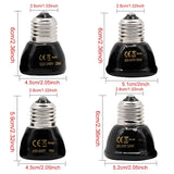 Ceramic Infrared Heat Emitter — 20,000-Hour No-Light Bulb, E27, 25W-100W