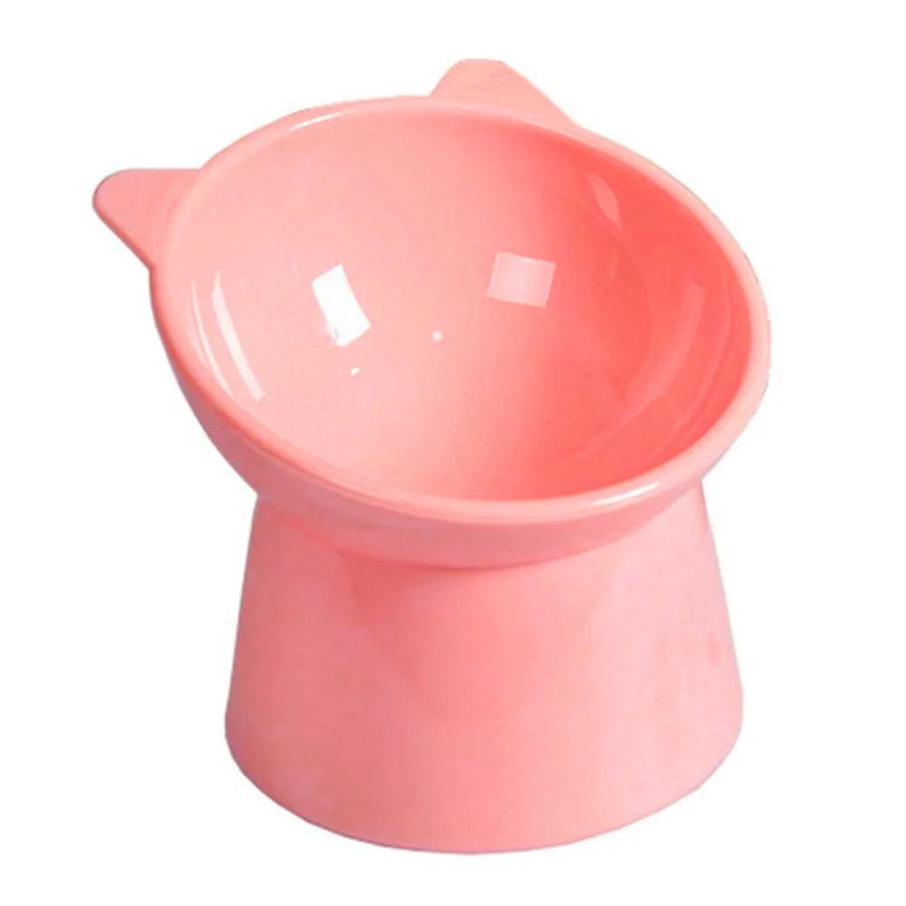 Anti-Overturning Elevated Pet Feeder Bowl (Posture Support, Dogs & Cats)