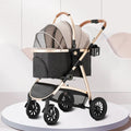 Modern Lightweight Portable Separable 4-Wheel Pet Stroller for Dogs & Cats — Foldable Outdoor Cart
