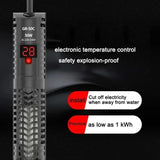 Submersible Aquarium Heater with LCD Display (500W, Digital, Adjustable)