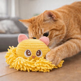 Squeaky Cartoon Animal Dog Chew Toy — Bite-Resistant Rubber Teeth Cleaner