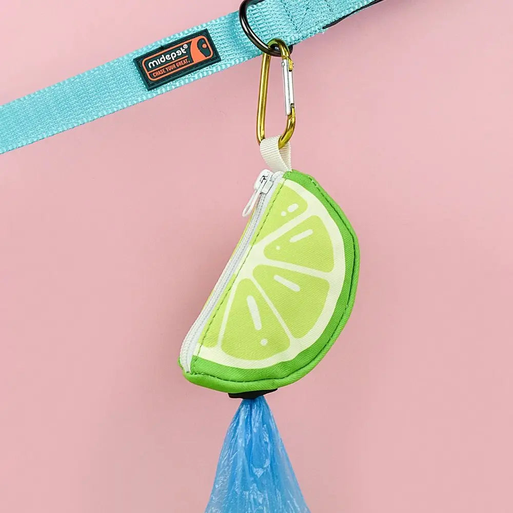 Cute Dog Poop Bag Dispenser with Holder (Biodegradable Bags, Outdoor)