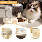 2-in-1 Automatic Pet Feeder Bowl (Detachable, Travel, Cats & Rabbits)