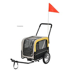 Large Capacity Foldable Pet Stroller & Tricycle — Dual-Purpose Cycling Luggage Cart for Cats & Dogs