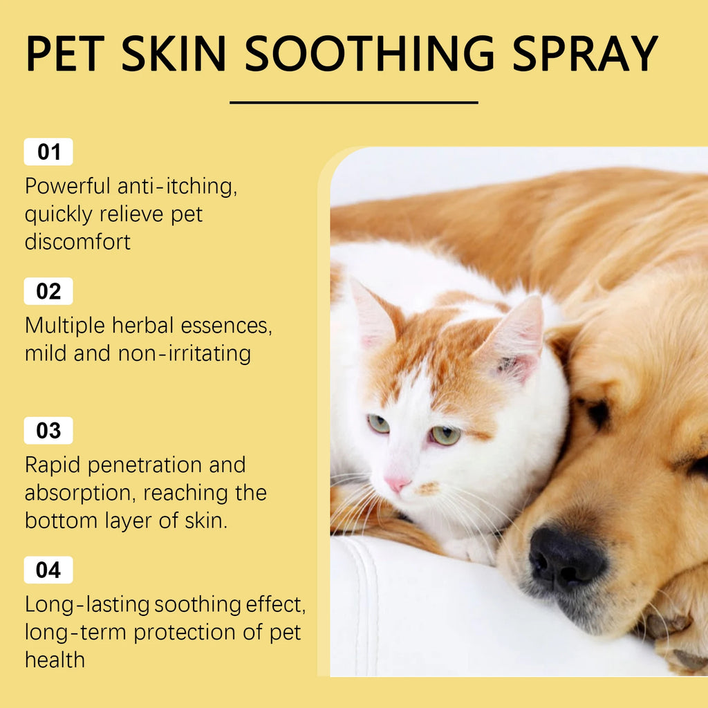 Pet Skin Care Spray — Soothes Itching, Redness & Skin Irritation, 50ml