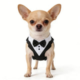 Dog Tuxedo Suit with Bow Tie (Wedding & Party Costume)