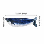 Electric Wagging Tail Fish Cat Toy — Motion Sensor Tap-Activated Type-C Charging (1–3 Pack)