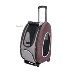 Large-Capacity Foldable Pet Carrier Trolley for Dogs & Cats — Lightweight Portable Outdoor Shopping & Travel