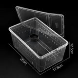Transparent Vivarium Lid — Ventilated Cover for Reptile Breeding Boxes