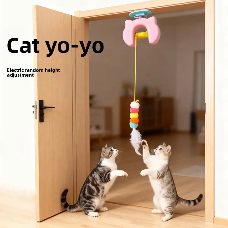 Smart Auto Yoyo Cat Teaser — Self-Bouncing Boredom Relief Toy