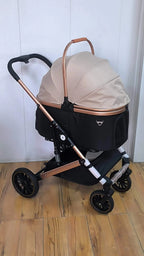 Premium Rubber-Wheel Jogger Pet & Baby Stroller for Dogs & Cats