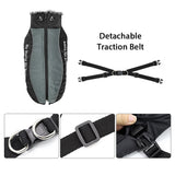 Waterproof Dog Jacket with Built-In Harness