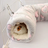 Plush Tunnel Nest — Soft Hideaway Channel for Small Pets