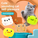 Touch-Activated Sound Cat Toy — Bite-Resistant Frog, Bird, Cricket & Mouse Sounds