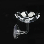 Glass Aquarium Shrimp Feeding Ring & Feeder Dish (Transparent, Floating, Bottom)