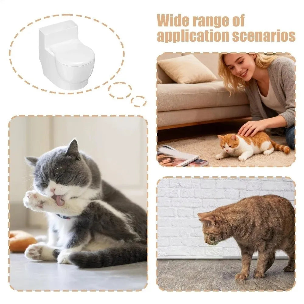 Toilet-Shaped Pet Water Bowl (Stainless Steel, Anti-Spill, Non-Slip)