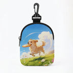 Dog Training Treat Bag (Large Capacity, Cartoon Print, Waterproof, Hook Buckle)