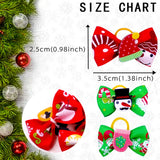 Christmas Puppy Hair Bows (10, 20 or 30 Piece Pack)
