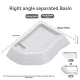 Dual-Use Turtle Bath Basin — Half-Water Habitat & Feeding Box
