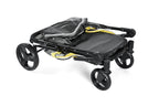 All-Terrain Easy-Fold Pet Wagon for Large & Medium Dogs with One-Foot Brake & Air Mesh