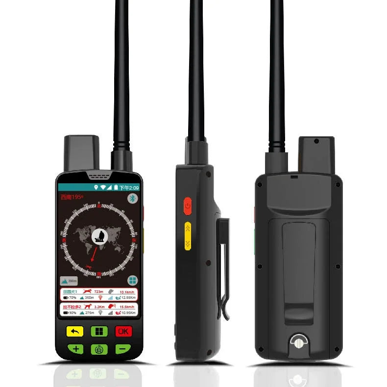 Multi-Dog GPS Tracker & Remote Training Device with Handheld Unit for Working Dogs