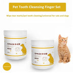 Disposable Pet Cleaning Finger Wipes — Teeth, Ear & Eye Care, 50pcs