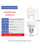 UVB Terrarium Basking Lamp — 13W/26W, 5.0/10.0, E27 Fit