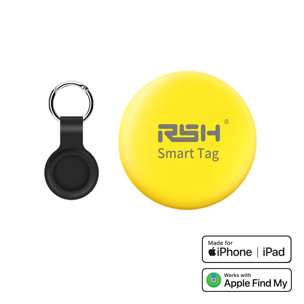 Waterproof Apple Find My Smart Tag Kit with Voice Locate for Keys, Bags & Toys (iOS)