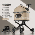 Lightweight Foldable Detachable Cage Pet Stroller for Small Dogs & Cats