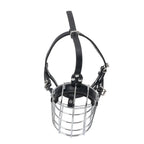 Metal Basket Dog Muzzle (Vet Visits, Anti-Scavenge, Easy Clean)