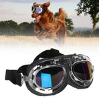 Oversized Dog Eye Visor Goggles (UV-Blocking, Wind Proof, Harley Style)