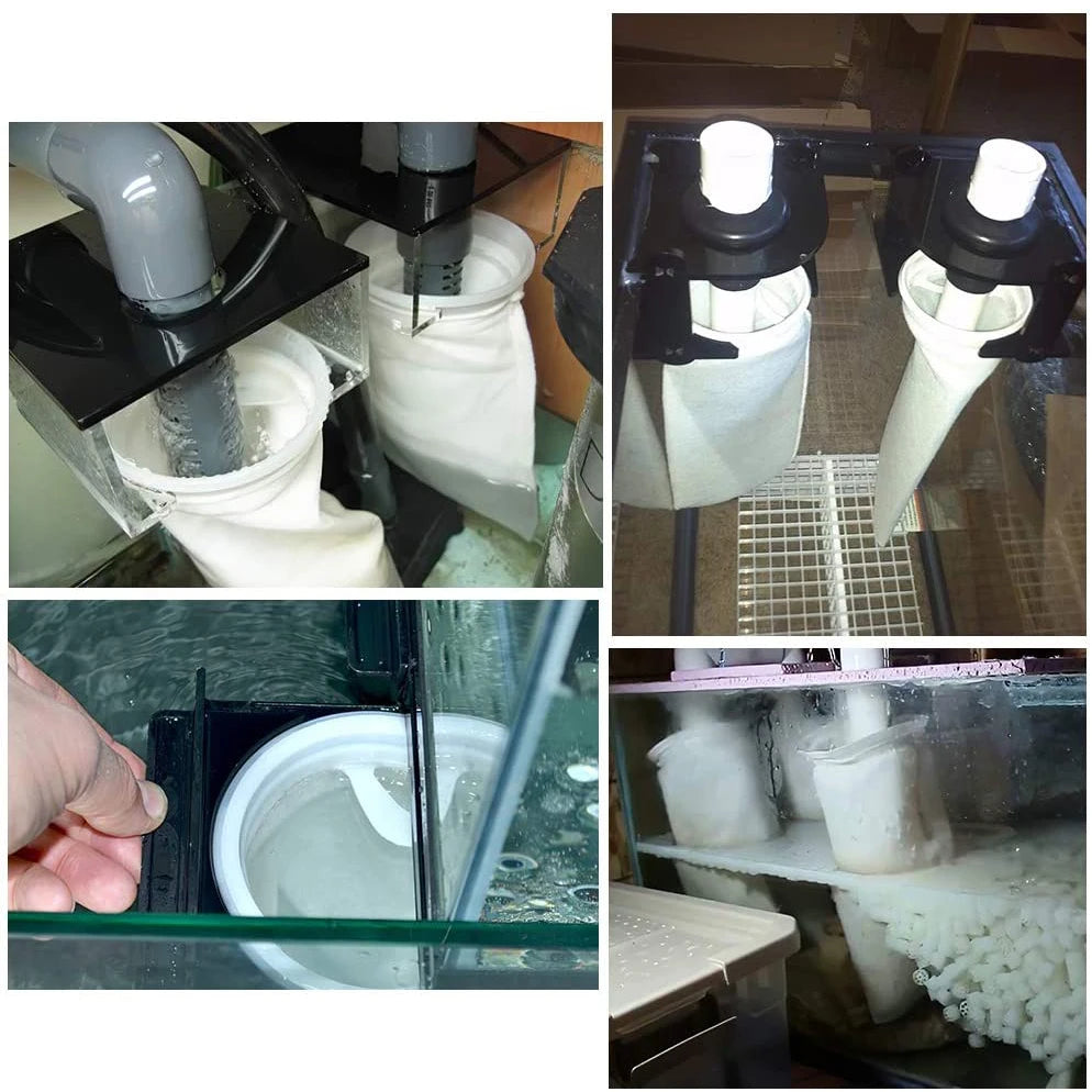 Aquarium Pre-Sump Filter Socks (4" Opening, 150/200 Micron Felt)