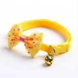 Adjustable Bow Bell Collar — Soft Universal Fit for Cats & Dogs