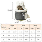 Winter Warm Puppy Carrier Backpack (Outdoor, Travel, Small Breeds)